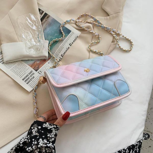 evening bags gradient design small lingge pu leather crossbody bag for women 2021 female summer chain luxury trendy shoulder handbags
evening bags gradient design small lingge pu leather crossbody bag for women 2021 female summer chain luxury trendy shoulder handbags