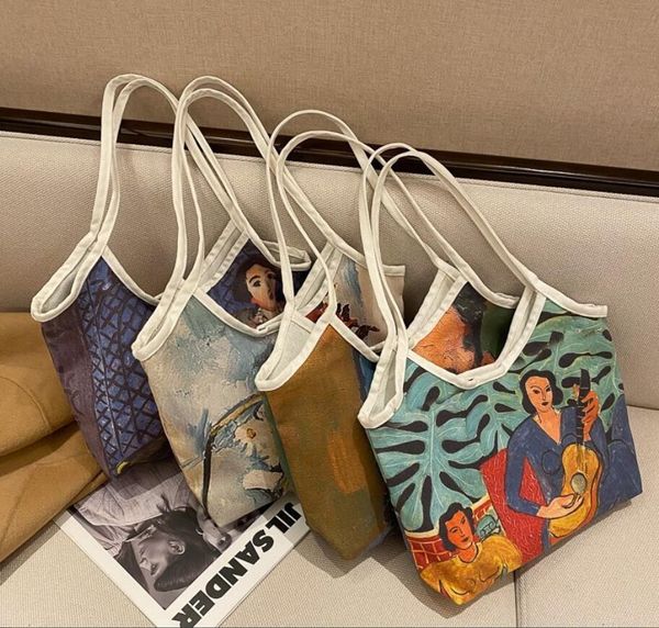 2021 new designers handbags fashion shoulder bag graffiti print retro canvas handbag tote kids lunch mini tote bags for women shopping bag, Black
2021 new designers handbags fashion shoulder bag graffiti print retro canvas handbag tote kids lunch mini tote bags for women shopping bag, Black