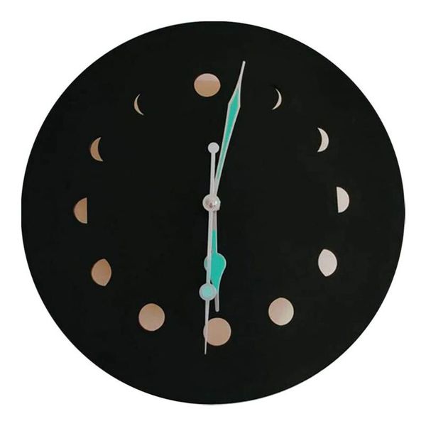 hanging wall clock retro style moon phase wood fluorescent mute with backlight simple home decoration clocks
hanging wall clock retro style moon phase wood fluorescent mute with backlight simple home decoration clocks