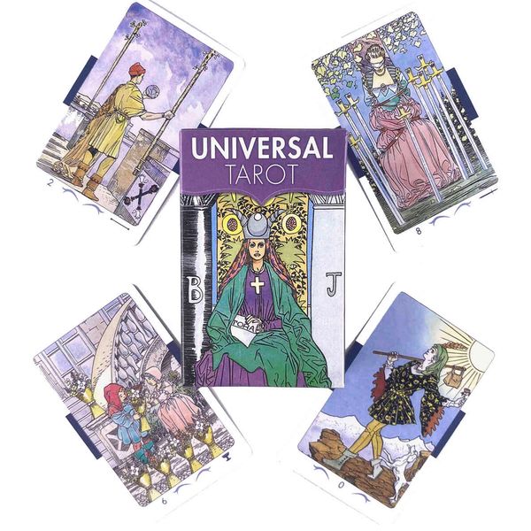 universal tarot deck leisure party table game fortune-telling prophecy oracles cards with guide book
universal tarot deck leisure party table game fortune-telling prophecy oracles cards with guide book