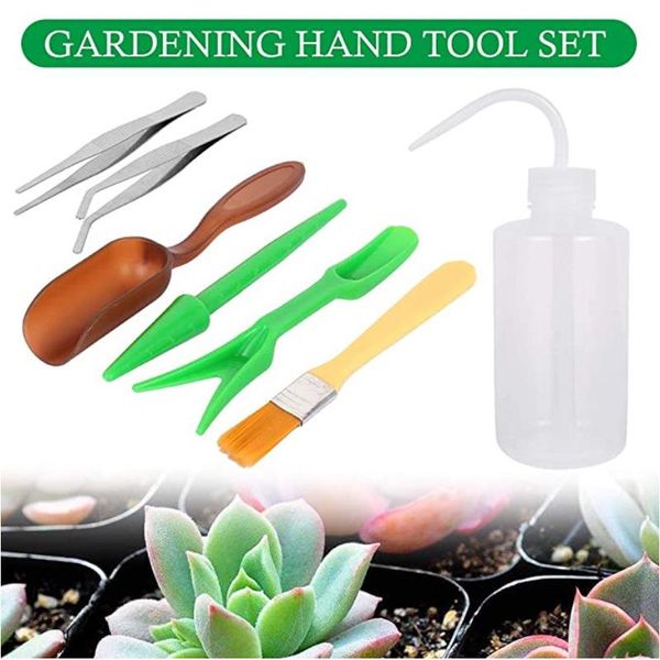 planters & pots succulent planting 7-piece set diy tool gardening tools garden planter kit 8 pcs/set dripping water bottle tweezers
planters & pots succulent planting 7-piece set diy tool gardening tools garden planter kit 8 pcs/set dripping water bottle tweezers