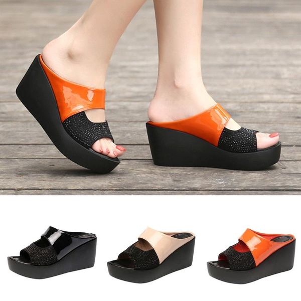 slippers jaycosin 2021 women's sandals summer fashion leisure platform wedges fish mouth thick bottom shoes a513, Black
slippers jaycosin 2021 women's sandals summer fashion leisure platform wedges fish mouth thick bottom shoes a513, Black