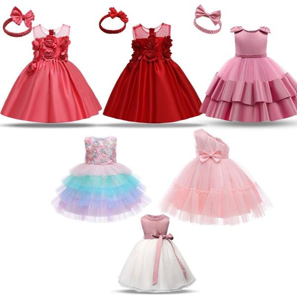 girl's dresses princess ball dress baby girls 3-24 months solid bow vestidos first birthday communion christening fancy clothes toddler, Red;yellow
girl's dresses princess ball dress baby girls 3-24 months solid bow vestidos first birthday communion christening fancy clothes toddler, Red;yellow