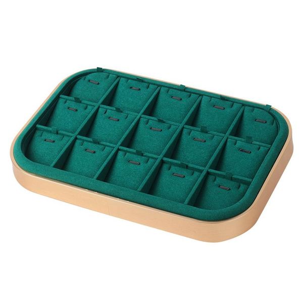 jewelry pouches, bags microfiber earring display trays stud earrings holder showcase bangle stand tray jewellery organizers, Pink;blue