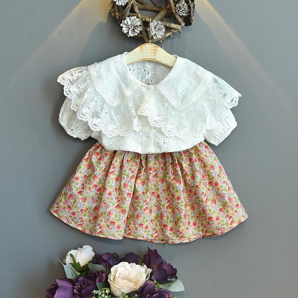 summer children clothing girls lace shirt + floral skirt 2-piece suit female baby clothes kids 2 3 4 5 6 years old sets, White
summer children clothing girls lace shirt + floral skirt 2-piece suit female baby clothes kids 2 3 4 5 6 years old sets, White