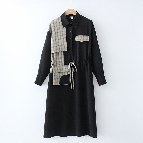 casual dresses harajuku spring woman vintage plaid black women lace-up plus size vestidos femme robe mujer streetwear n1zh, Black;gray
casual dresses harajuku spring woman vintage plaid black women lace-up plus size vestidos femme robe mujer streetwear n1zh, Black;gray