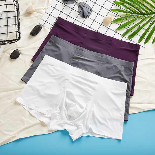 ice men's underwear boxers youth one piece soft traceless breathable boxer shorts, Black;white
ice men's underwear boxers youth one piece soft traceless breathable boxer shorts, Black;white