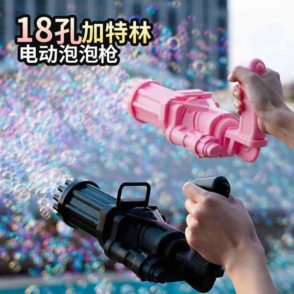 18 hole gatling machine children's hand held gun electric bubble blower girl's heart net red toy
18 hole gatling machine children's hand held gun electric bubble blower girl's heart net red toy