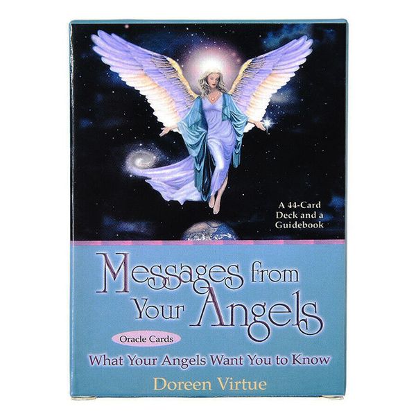 44pcs messages from your angels tarot card game english cards family party games
44pcs messages from your angels tarot card game english cards family party games