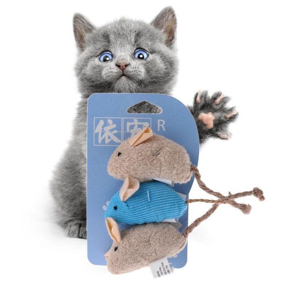 cat toys 3pcs/set rat squeak noise sound toy pet kitten scratching plush mouse playing
cat toys 3pcs/set rat squeak noise sound toy pet kitten scratching plush mouse playing