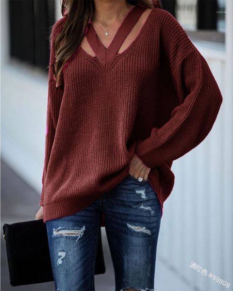 women's sweaters wepbel loose jumpers winter pullover fashion women sweater crisscross neckline plus size solid color long sleeve, White;black
women's sweaters wepbel loose jumpers winter pullover fashion women sweater crisscross neckline plus size solid color long sleeve, White;black