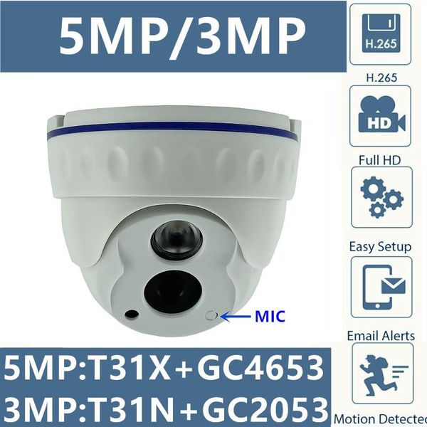 cameras 5/3mp ip ceiling dome camera integrate mic audio indoor 42mil led t31x+gc4653 2592*1904 t31n+gc2053 2304*1296 h.265 irc onvif
cameras 5/3mp ip ceiling dome camera integrate mic audio indoor 42mil led t31x+gc4653 2592*1904 t31n+gc2053 2304*1296 h.265 irc onvif