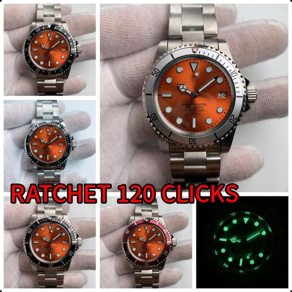wristwatches 1960 vintage style man watch nh35 movement acrylic dome glass green luminous hands retro steel case ratchet 120clicks orangedia, Slivery;brown
wristwatches 1960 vintage style man watch nh35 movement acrylic dome glass green luminous hands retro steel case ratchet 120clicks orangedia, Slivery;brown