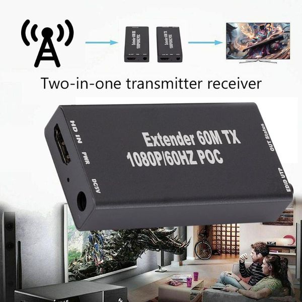 home theatre system -compatibleextender 1080p 197 feet over single cat5e cat6 ethernet cable transmitter + receiver
home theatre system -compatibleextender 1080p 197 feet over single cat5e cat6 ethernet cable transmitter + receiver