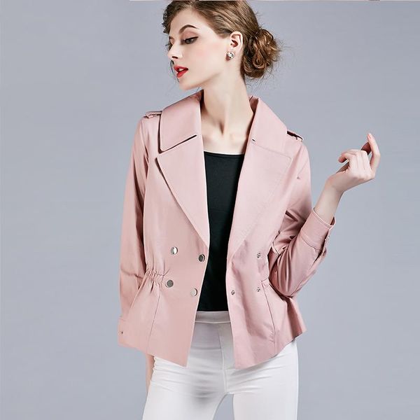 women's jackets alixman jacket pink slim-fit waist-tight thin and all-matching fashion figure flattering short coat women, Black;brown
women's jackets alixman jacket pink slim-fit waist-tight thin and all-matching fashion figure flattering short coat women, Black;brown