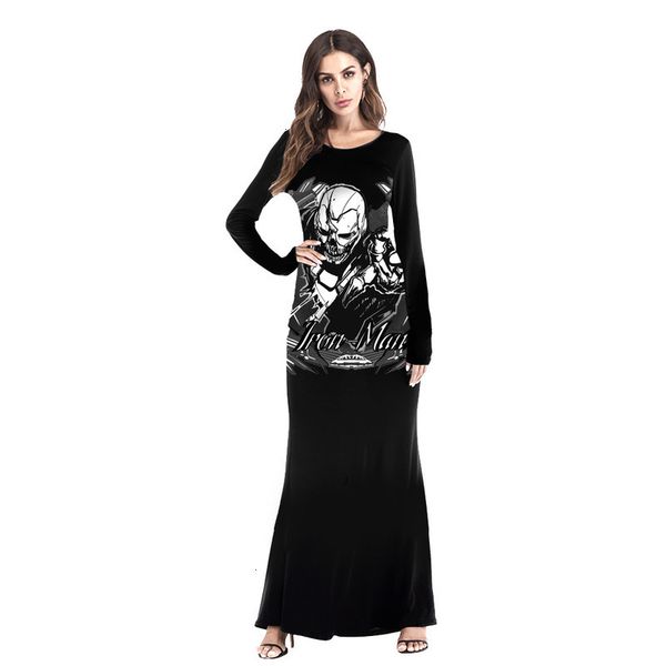 autumn casual dresses selling / winter christmas halloween horror print long sleeve dress, Black;gray
autumn casual dresses selling / winter christmas halloween horror print long sleeve dress, Black;gray