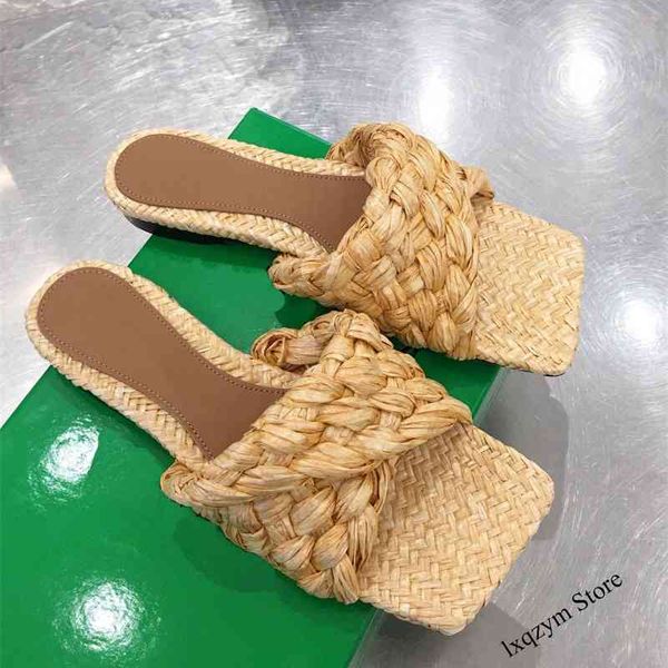 2021 new crocheting lafite grass square toe ladies flat heels summer sandals woman 42eur size slippers, Black
2021 new crocheting lafite grass square toe ladies flat heels summer sandals woman 42eur size slippers, Black