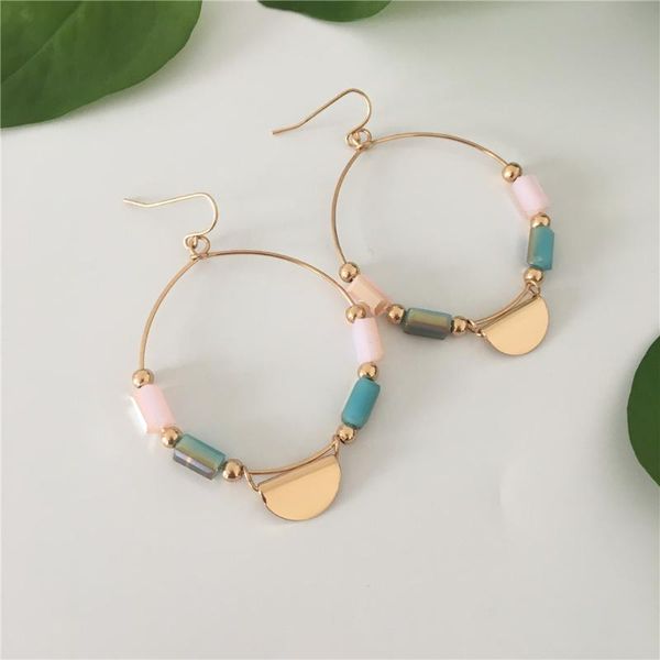 color plating pink blue cubic bead drop earrings for women dangle & chandelier, Silver
color plating pink blue cubic bead drop earrings for women dangle & chandelier, Silver