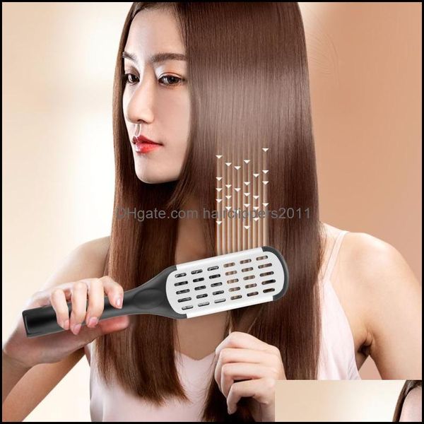hair brushes care & styling tools products 1pc ceramic high temperature resistant comb straightener brush drop delivery 2021 xcshc, Silver
hair brushes care & styling tools products 1pc ceramic high temperature resistant comb straightener brush drop delivery 2021 xcshc, Silver