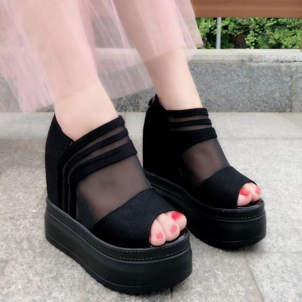 sandals female summer thick-soled sponge cake fish mouth shoes wild waterproof platform high-heeled1, Black
sandals female summer thick-soled sponge cake fish mouth shoes wild waterproof platform high-heeled1, Black