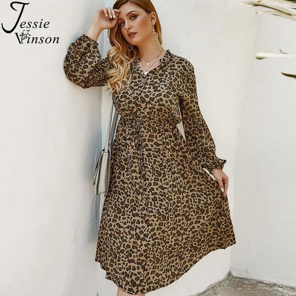 casual dresses jessie vinson long sleeve leopard print plus size dress women lantern stand collar tunic spring vestido, Black;gray
casual dresses jessie vinson long sleeve leopard print plus size dress women lantern stand collar tunic spring vestido, Black;gray