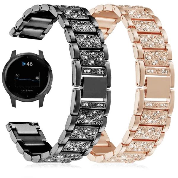 watch bands 20 22mm women diamond bracelet for garmin vivoactive 4 3 band vivomove hr active luxury strap metal belt, Black;brown
watch bands 20 22mm women diamond bracelet for garmin vivoactive 4 3 band vivomove hr active luxury strap metal belt, Black;brown