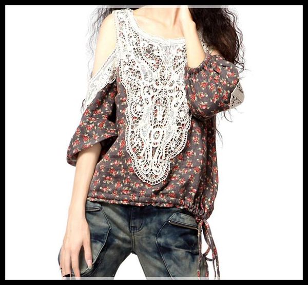 women's blouses & shirts 2021 summer women blouse shirt elegant lace cotton print blusa top, White
women's blouses & shirts 2021 summer women blouse shirt elegant lace cotton print blusa top, White