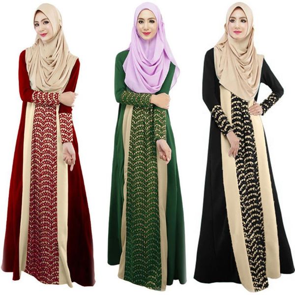 ethnic clothing muslim kaftan abaya dress women maxi dubai patchwork gown islam vestido robe musulman de mode, Red
ethnic clothing muslim kaftan abaya dress women maxi dubai patchwork gown islam vestido robe musulman de mode, Red