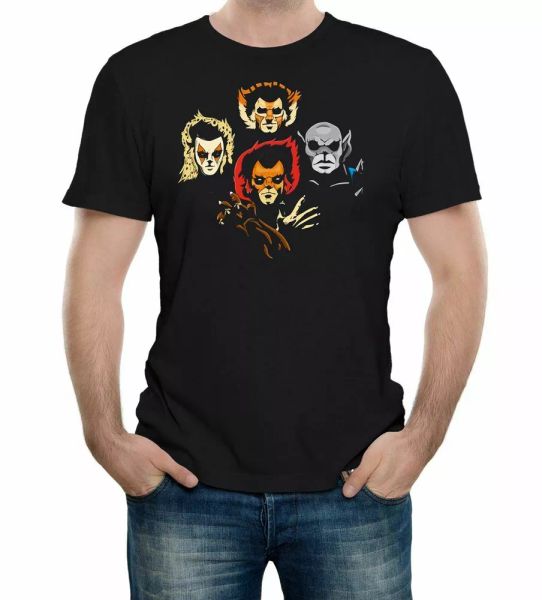 feline rhapsody men's t-shirt - inspired by thunder cats and queen, White;black
feline rhapsody men's t-shirt - inspired by thunder cats and queen, White;black