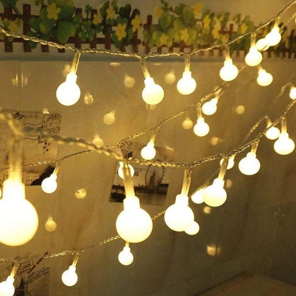 strings led ball string lights battery operated colorful garland fairy for home wedding christmas party outdoor decors
strings led ball string lights battery operated colorful garland fairy for home wedding christmas party outdoor decors