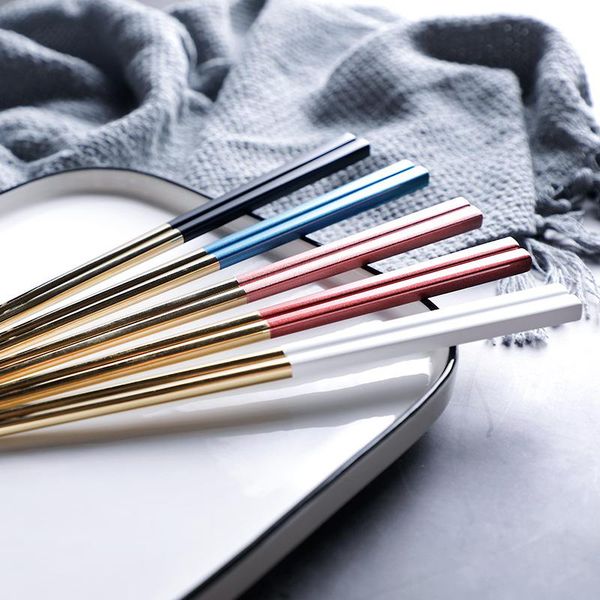 chopsticks nordic net red color matching stainless steel tableware household square head electroplated long portugal
chopsticks nordic net red color matching stainless steel tableware household square head electroplated long portugal