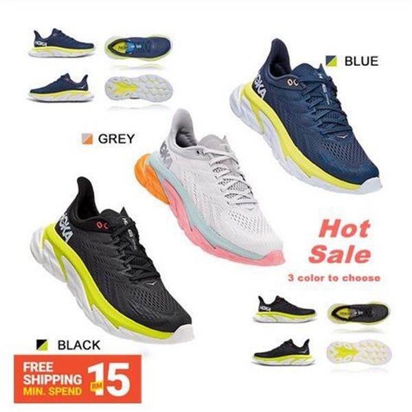 authentic hoka one clifton 7 edge men's and women's lightweight running shoes with cushioning, breathable antiskid, Black;white
authentic hoka one clifton 7 edge men's and women's lightweight running shoes with cushioning, breathable antiskid, Black;white