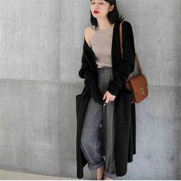 women sweaters and cardigans fashion autumn winter long sleeve loose knitted cardigan female sweater sovercoat, White;black
women sweaters and cardigans fashion autumn winter long sleeve loose knitted cardigan female sweater sovercoat, White;black