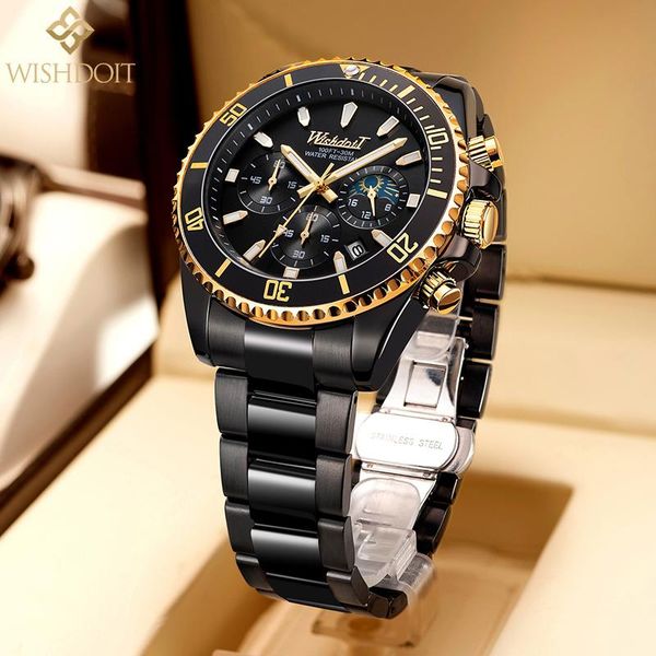 wristwatches 2021 wishdoit luxury watch for men brand waterproof sports stainless steel chronograph fashion, Slivery;brown
wristwatches 2021 wishdoit luxury watch for men brand waterproof sports stainless steel chronograph fashion, Slivery;brown