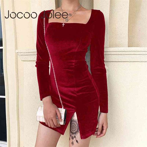 women velvet bodycon elegant spring long sleeve solid split mini female party dress gothic clothes 210416, Black;gray
women velvet bodycon elegant spring long sleeve solid split mini female party dress gothic clothes 210416, Black;gray