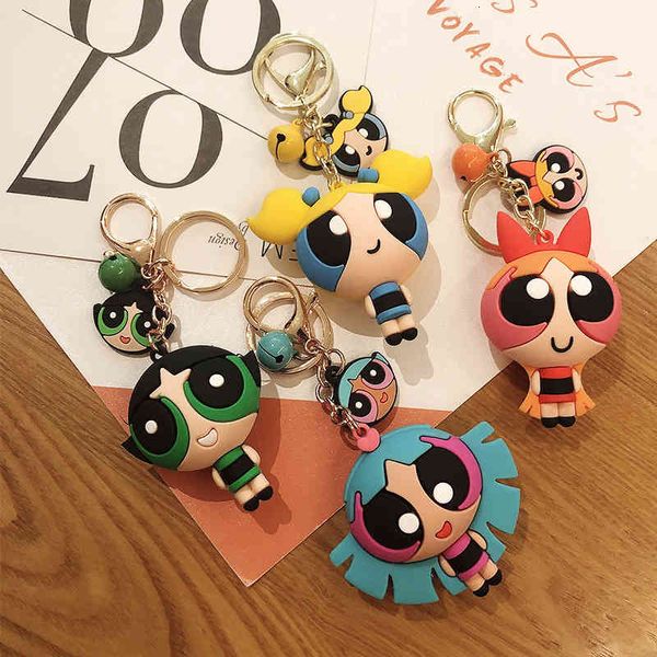 cartoon powerpuff childhood keychains cute flying girls car key chain women bag pendant keyring lovers holiday girl gift, Silver
cartoon powerpuff childhood keychains cute flying girls car key chain women bag pendant keyring lovers holiday girl gift, Silver