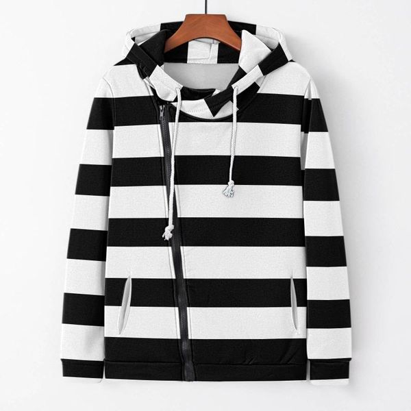 women's hoodies & sweatshirts women sweatshirt jacket winter clothes female zip up oversize casual loose striped hoodie vintage drawstr, Black
women's hoodies & sweatshirts women sweatshirt jacket winter clothes female zip up oversize casual loose striped hoodie vintage drawstr, Black