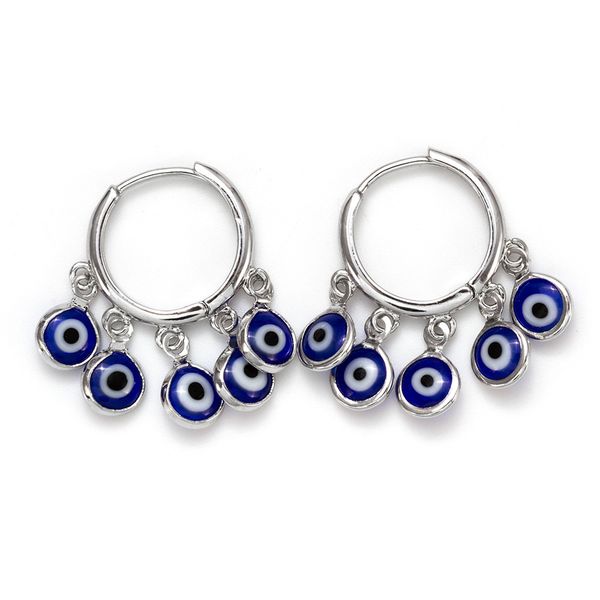 s2236 fashion jewelry turkish symbol evil eye dangle earrings blue eyes hoop earring, Silver
s2236 fashion jewelry turkish symbol evil eye dangle earrings blue eyes hoop earring, Silver