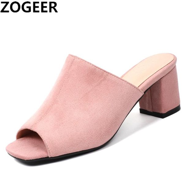 slippers fashion women's peep toe thick block heel suede mules shoes woman summer casual comfortable slides female, Black
slippers fashion women's peep toe thick block heel suede mules shoes woman summer casual comfortable slides female, Black