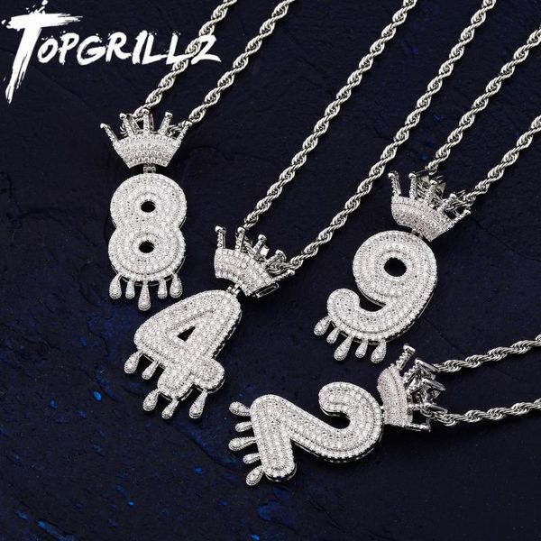 pendant necklaces rillz 1-9 letters number crown drip pendant&necklace gold silver color iced out cubic zircon hip hop jewelry for men w
pendant necklaces rillz 1-9 letters number crown drip pendant&necklace gold silver color iced out cubic zircon hip hop jewelry for men w