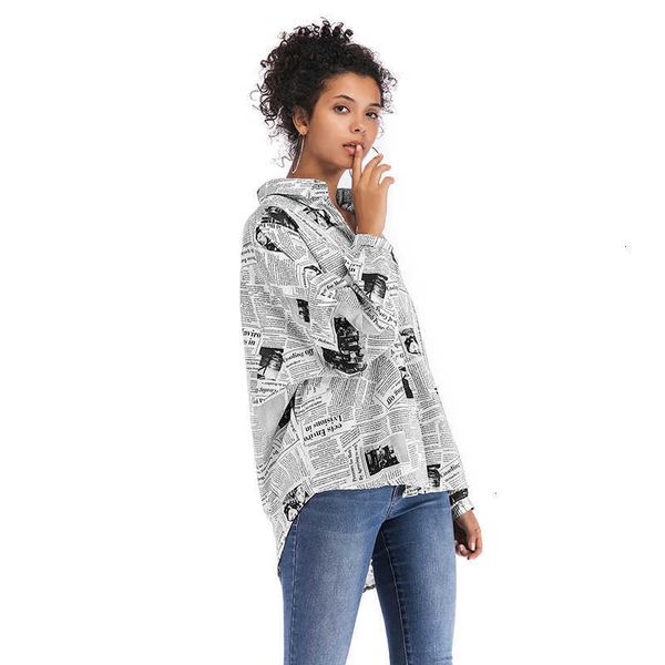 women's blouses & shirts spring fashion spaper print letter blouse turn-down collar long sleeve casual womens and 7buh, White
women's blouses & shirts spring fashion spaper print letter blouse turn-down collar long sleeve casual womens and 7buh, White