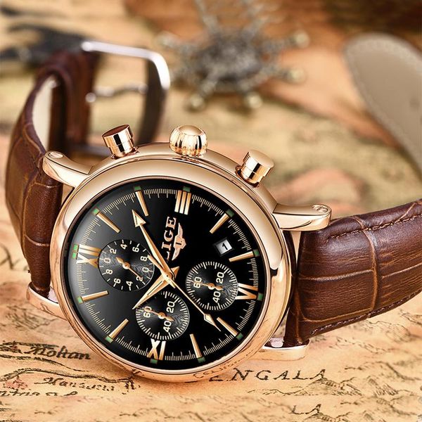 wristwatches 2021 business leather fashion waterproof quartz watch for mens watches lige male date clock relogio masculino, Slivery;brown
wristwatches 2021 business leather fashion waterproof quartz watch for mens watches lige male date clock relogio masculino, Slivery;brown