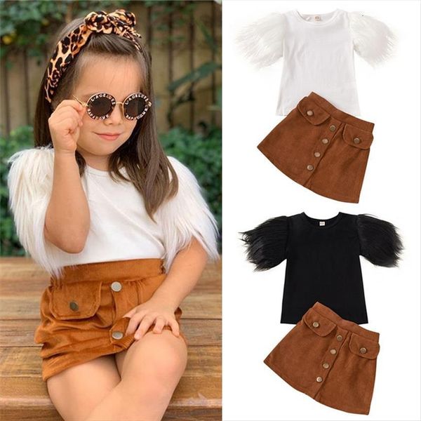 toddler girls clothes sets fur short sleeve solid t shirts a line skirts kid baby 2pcs outfits infant clothing, White
toddler girls clothes sets fur short sleeve solid t shirts a line skirts kid baby 2pcs outfits infant clothing, White