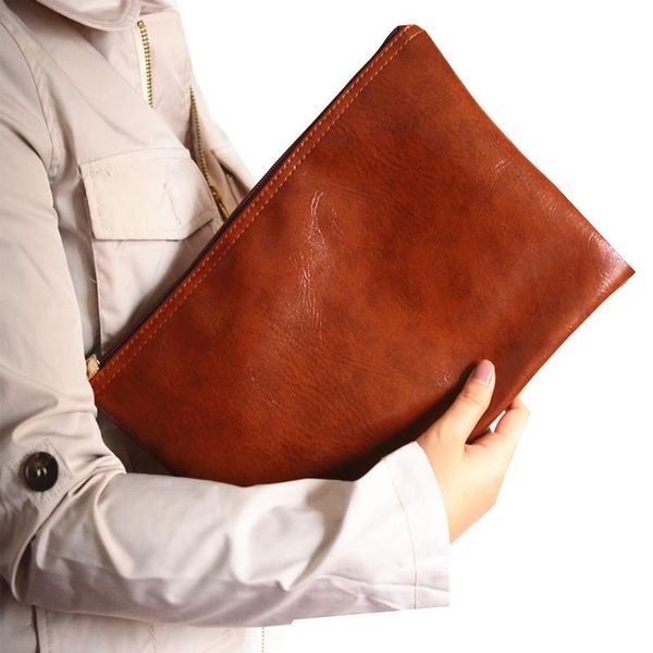 evening bags retro women bag desinger big vintage envelope clutch soft brown pu leather purse for
evening bags retro women bag desinger big vintage envelope clutch soft brown pu leather purse for