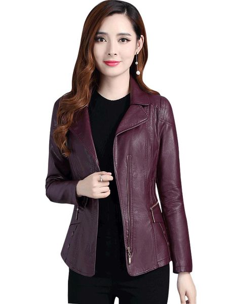 women's leather & faux kmetram spring autumn jacket women coat female korean jackets plus size chaqueta mujer lfds#mddy20, Black
women's leather & faux kmetram spring autumn jacket women coat female korean jackets plus size chaqueta mujer lfds#mddy20, Black