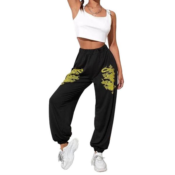 joggers women harem pants dragon print sweatpants fashion high waist baggy casual sport trousers streetwear yoga outfits, White;red
joggers women harem pants dragon print sweatpants fashion high waist baggy casual sport trousers streetwear yoga outfits, White;red