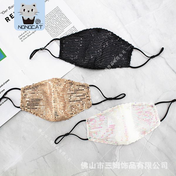 fabric sequin reflective shiny color fashion celebrity net red cool wind hip hop trend men's and women's masks
fabric sequin reflective shiny color fashion celebrity net red cool wind hip hop trend men's and women's masks