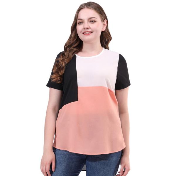 summer plus size 5xl fashion shortsleeve o-neck arrival patchwork casual loose vintage chiffon t shirt women women's t-shirt, White
summer plus size 5xl fashion shortsleeve o-neck arrival patchwork casual loose vintage chiffon t shirt women women's t-shirt, White