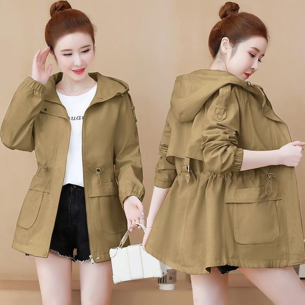 women's jackets 2021 autumn hooded causal windbreaker famale loose basic coats zipper pocket jacket outwears plus size, Black;brown
women's jackets 2021 autumn hooded causal windbreaker famale loose basic coats zipper pocket jacket outwears plus size, Black;brown