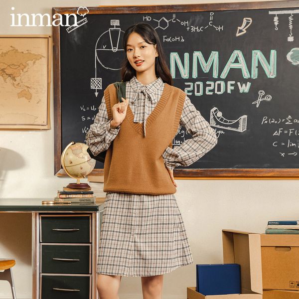 casual dresses dress winter two-piece bow-knot pplaid dress with women's sweater vest suit spmb, Black;gray
casual dresses dress winter two-piece bow-knot pplaid dress with women's sweater vest suit spmb, Black;gray